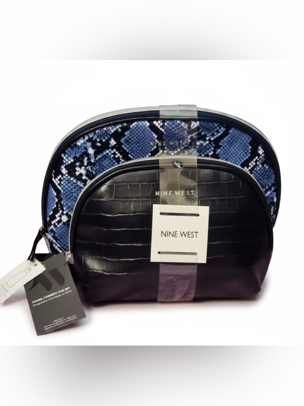 NWT NINE WEST COSMETIC CASE SET